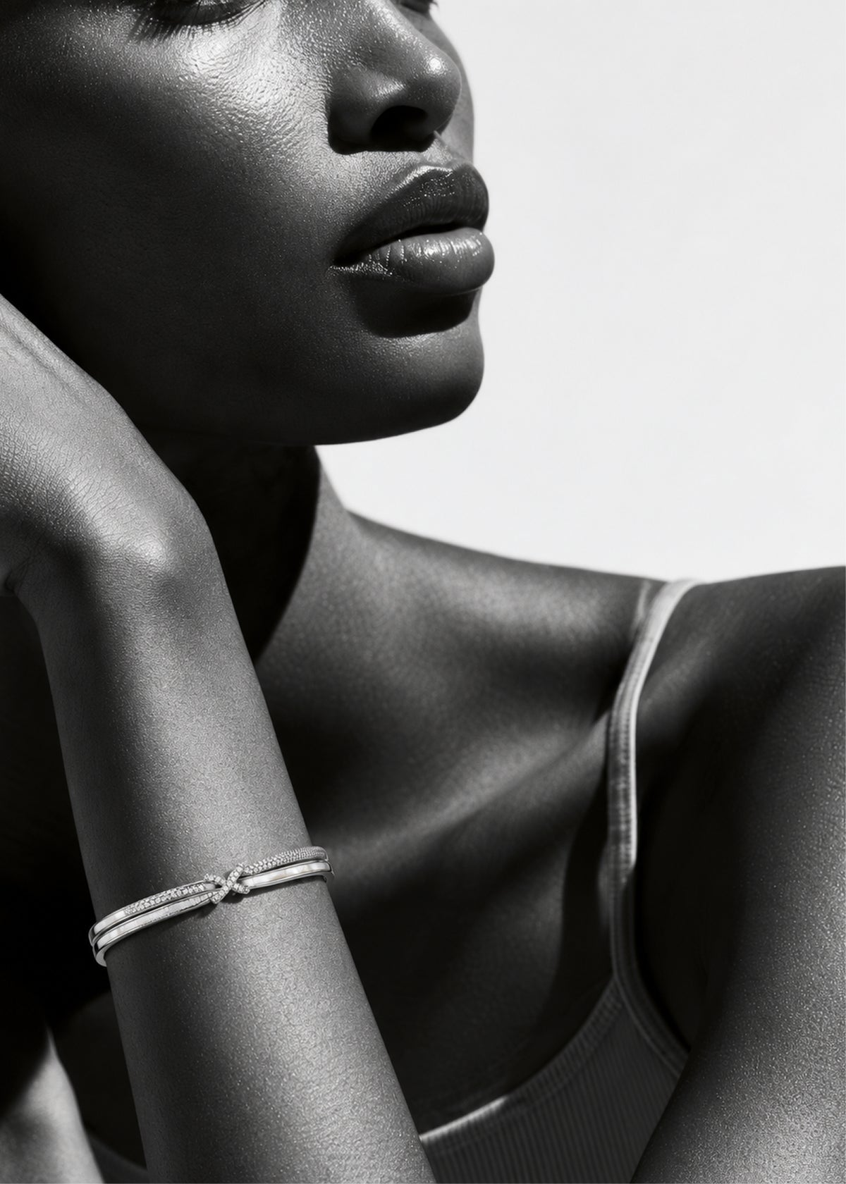 X-Cross Crystal Cuff