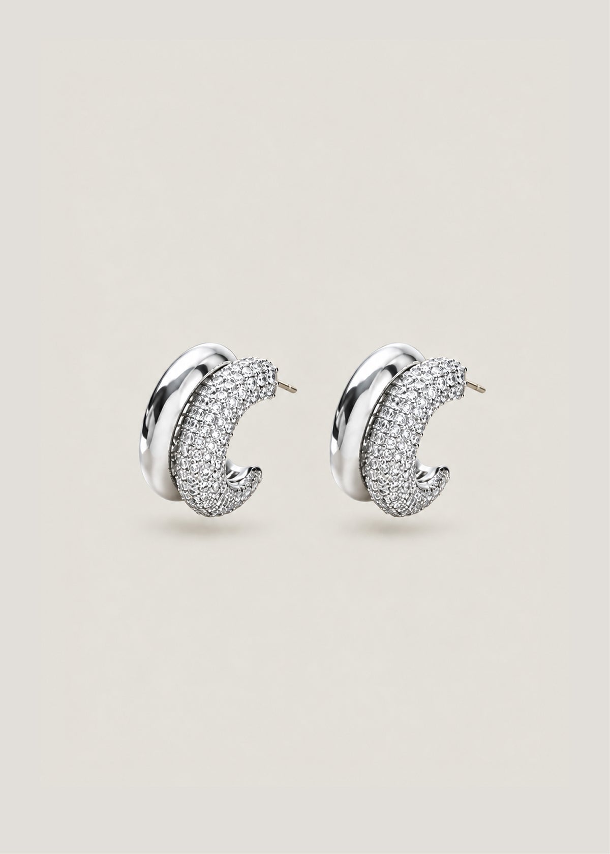 Textured Hoop Earrings