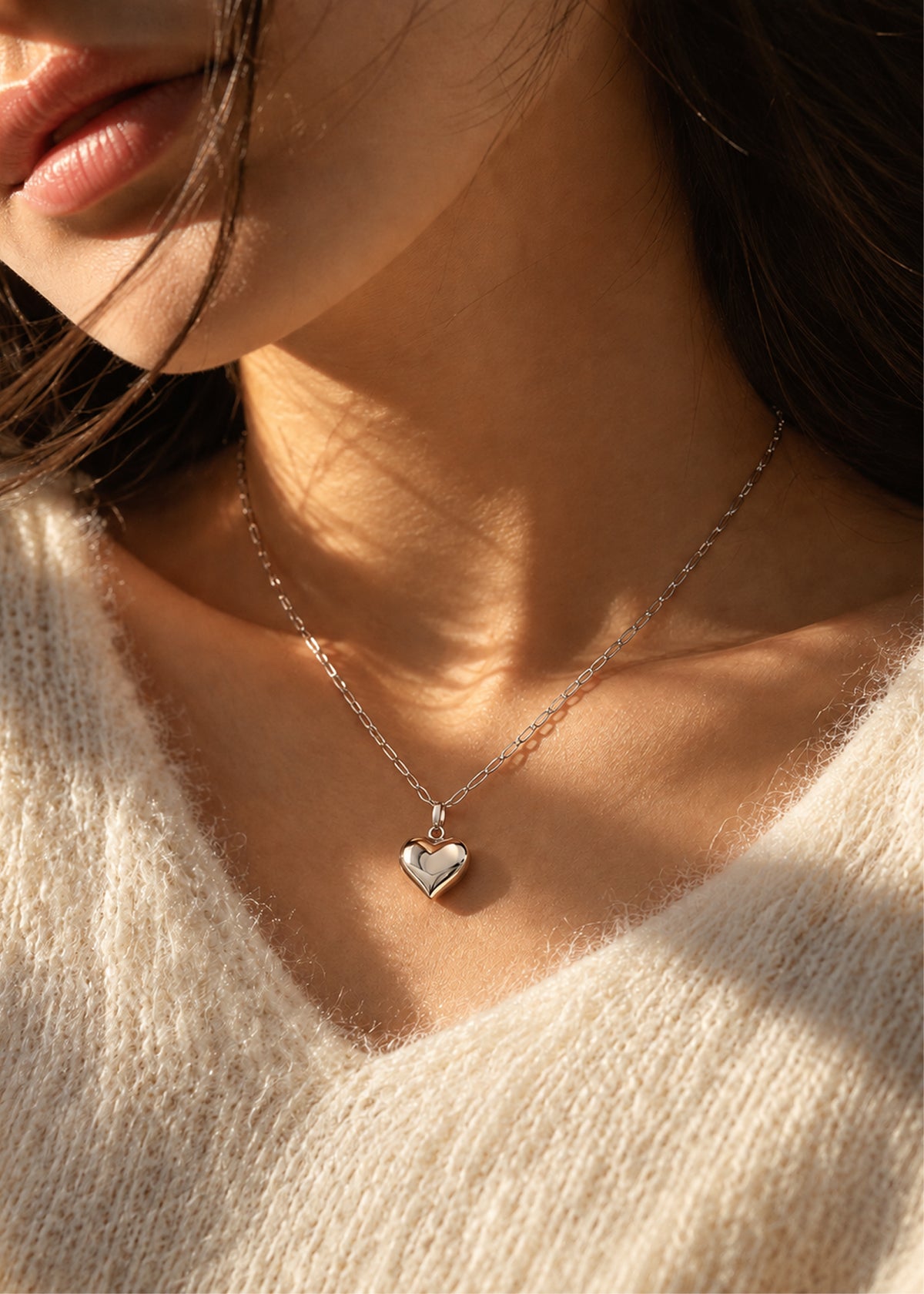 Bold Heart Necklace