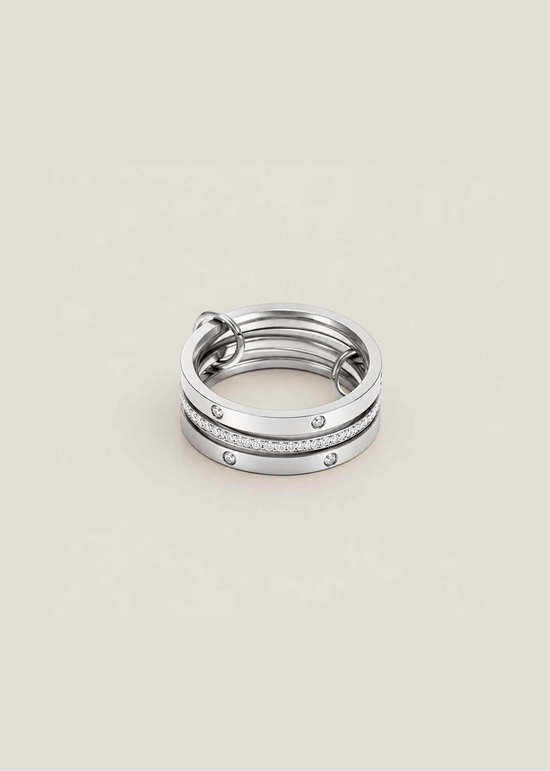 Knot Twist Statement Ring